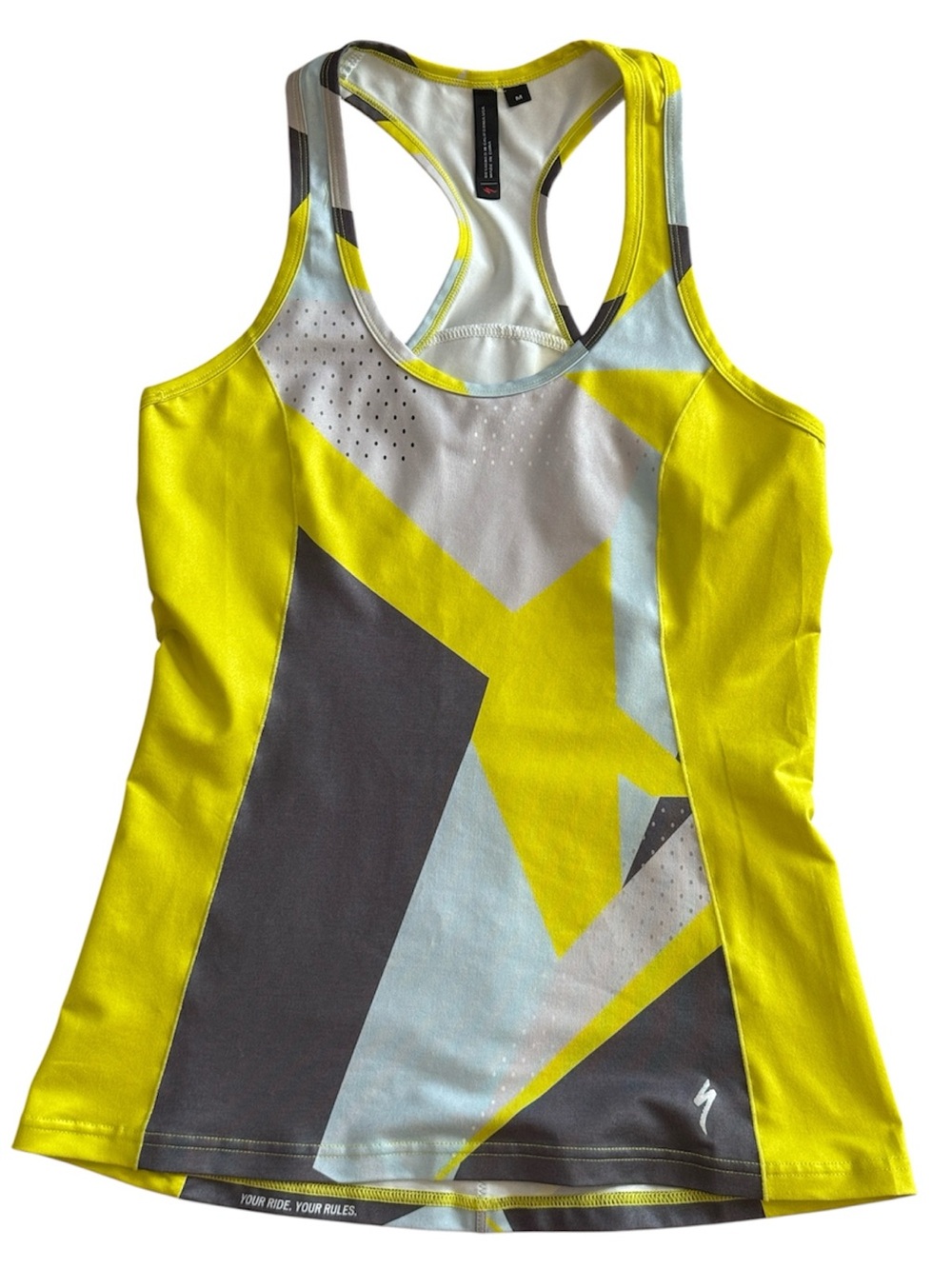 SPECIALIZED SHASTA CYCLING ATHLETIC SLEEVELESS RACERBACK TOP BACK POCKETS MEDIUM